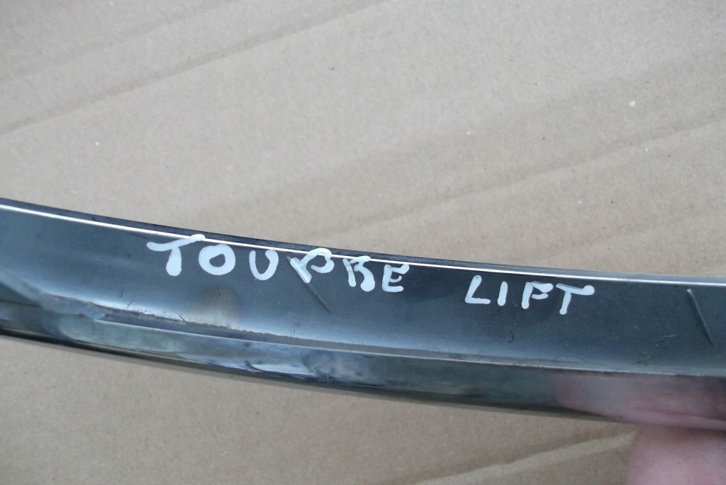 фото №8, Молдинг хром бампера левая vw touareg lift 7p6 оригинал