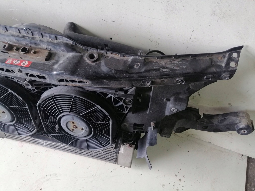 фото №5, Mercedes-benz vito viano w639 pas передній радіатор комплект