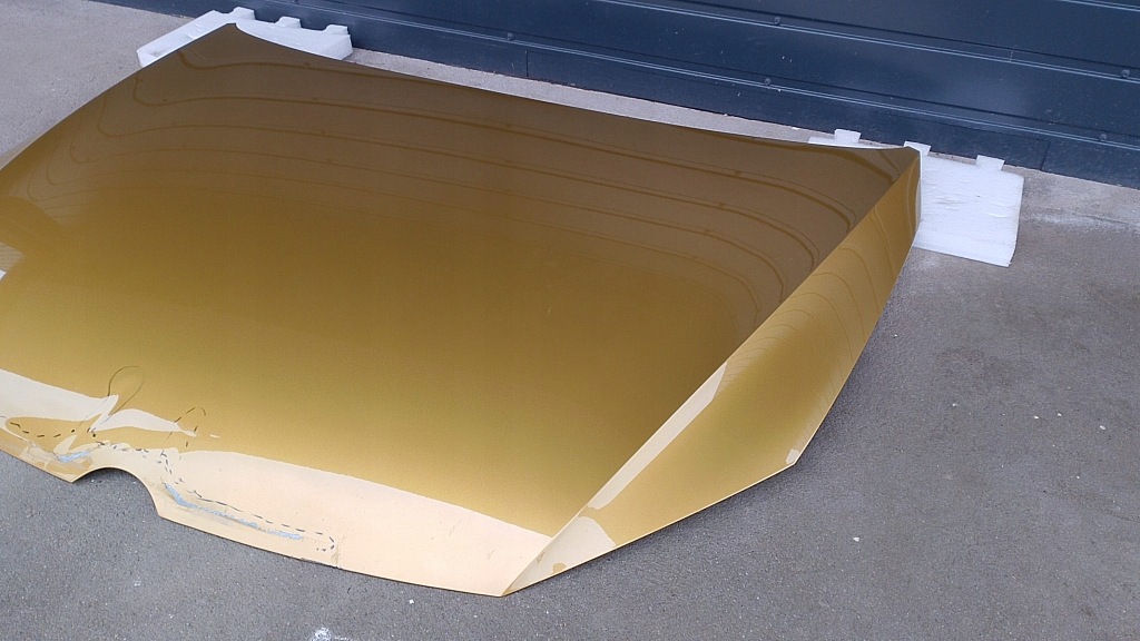 фото №10, Vw golf vii lift капот крышка двигателя золотая lr1x