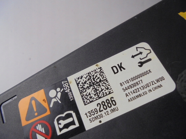 фото №3, Модуль датчик подушка безпеки opel mokka 2012-