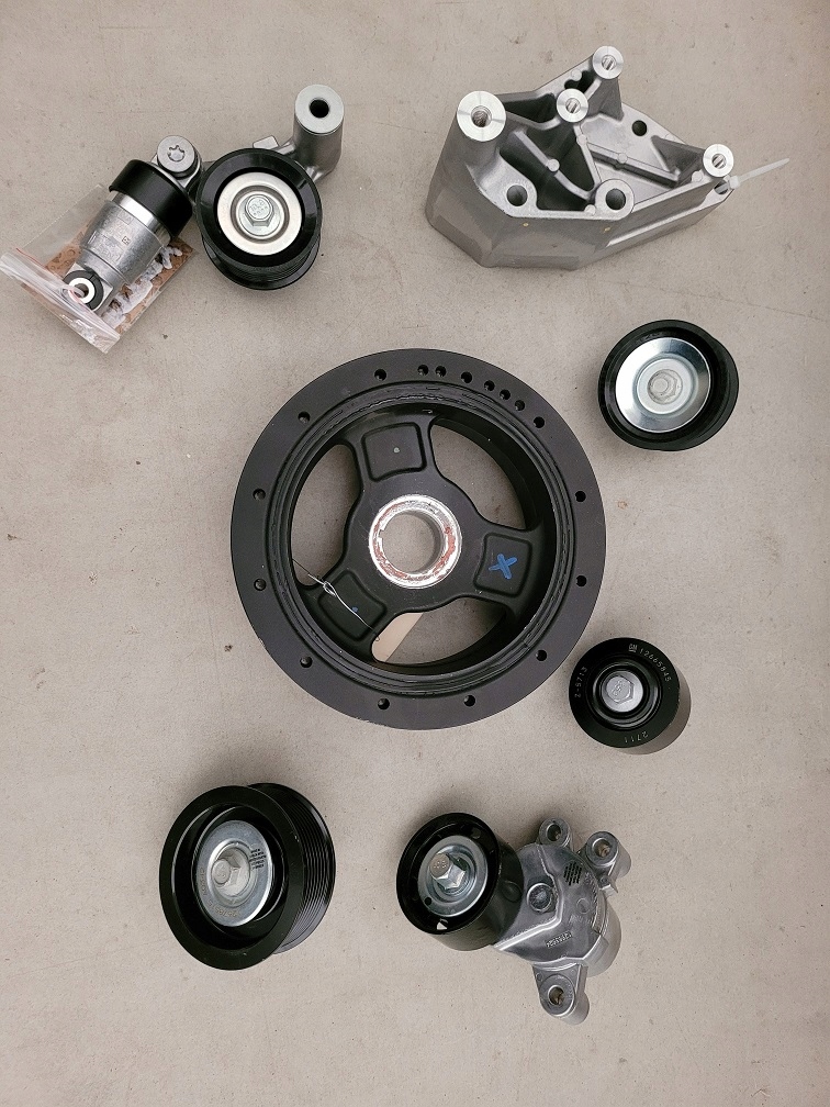 фото №1, 16+ camaro zl1 lt4 6.2 ролик натягувач kółko двигун