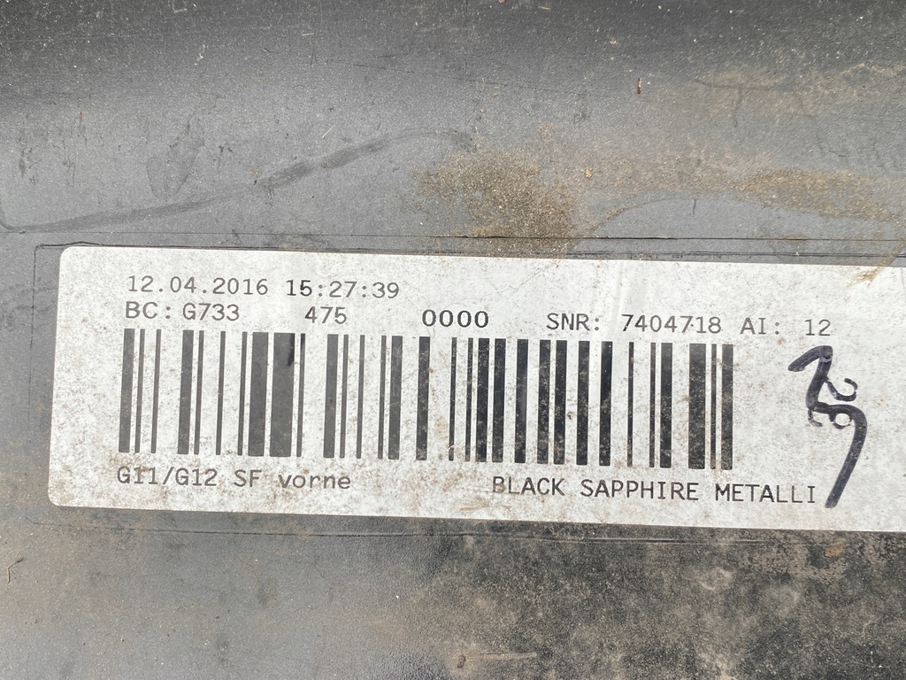 фото №10, Бампер перед передний bmw 7 g11 g12 475