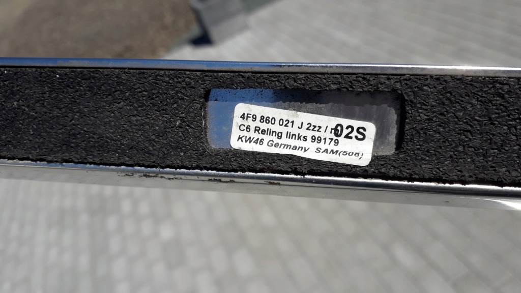 Audi a6 c6 універсал рейлінги дахові хром Київ