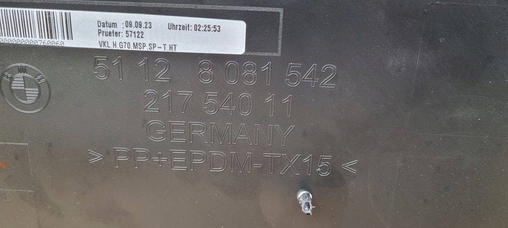 фото №13, Bmw 7 i7 g70 m-pakiet бампер задняя оригинал d063