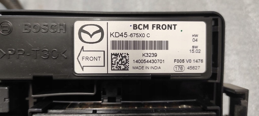 фото №3, Mazda 3 bm коробка запобіжників rok 2015