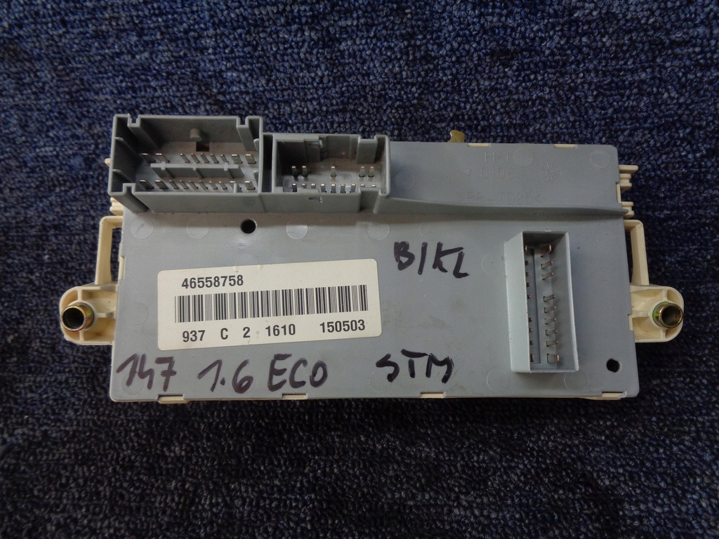 фото №10, Бортовой компьютер замок зажигания bsi 00551807970 0261207727 alfa romeo 147 1.6 16v 105km