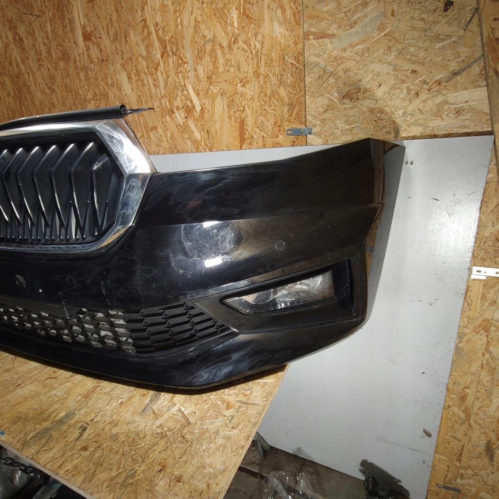 фото №5, Бампер передний перед skoda fabia iv kompletny радар решётка радиатора парктроник