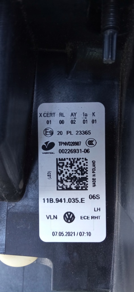 фото №14, Vw id.4 id4 19- лампа фара лівий перед full led iq.light 11b941035e