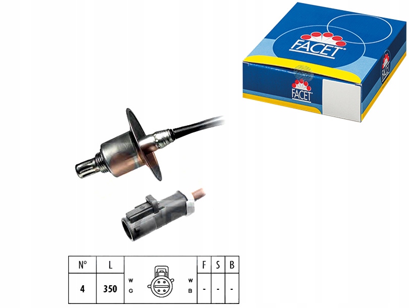 фото №1, Датчик лямбда-зонд facet 1998149 498149