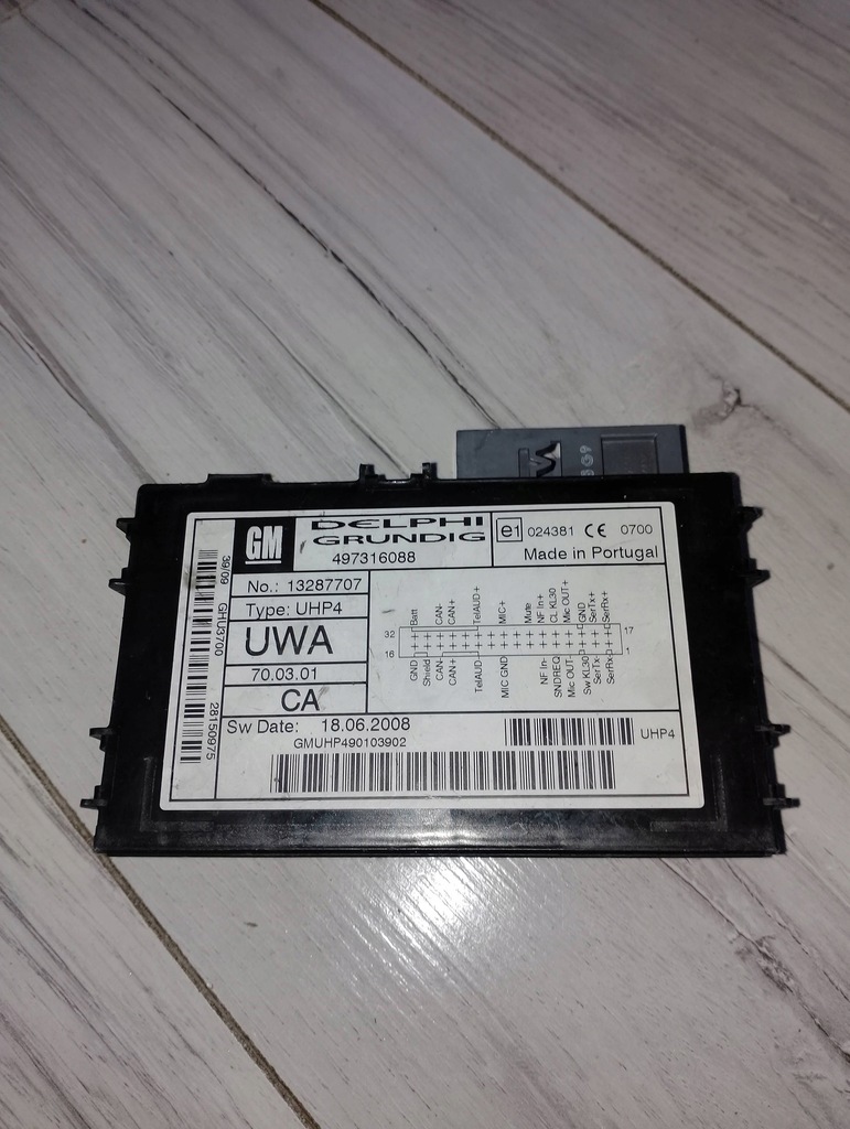 фото №1, Блок керування bluetooth opel astra h 13287707