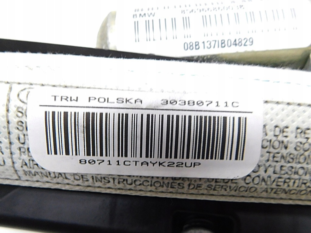 фото №10, Шторка безопасности подушка безопасности правая - bmw 3 e91 kombi 04-08