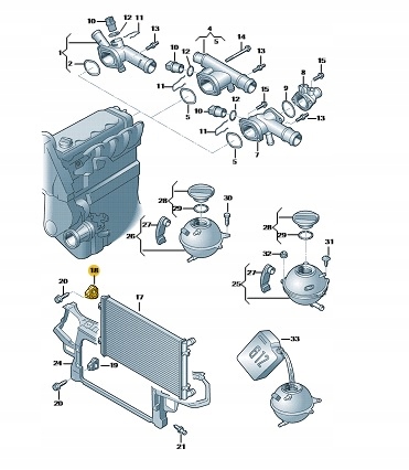 фото №5, Новый оригинал кронштейн верхний радиатора vw fox, polo, gol,saveiro оригинальный номер 6qe121367