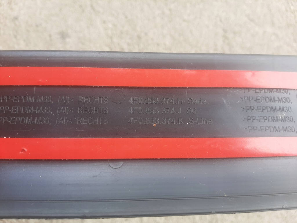 фото №8, Audi a6 c6 молдинг порог порог правая перед 4f0853374k