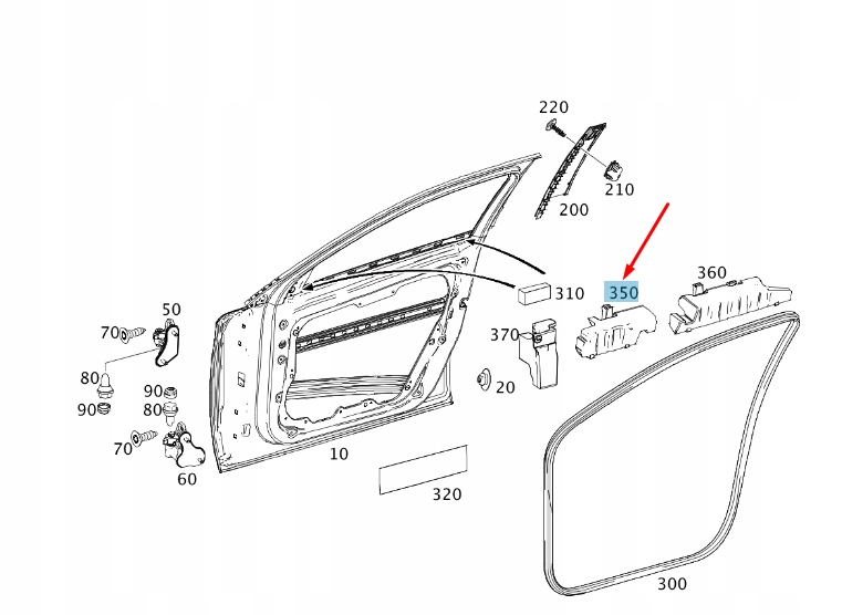 фото №1, Mb gla x156 передня частина left door inside impact абсорбер a1567250100
