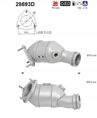 фото №2, Катализатор 28693d as fiat ducato автобус 250_