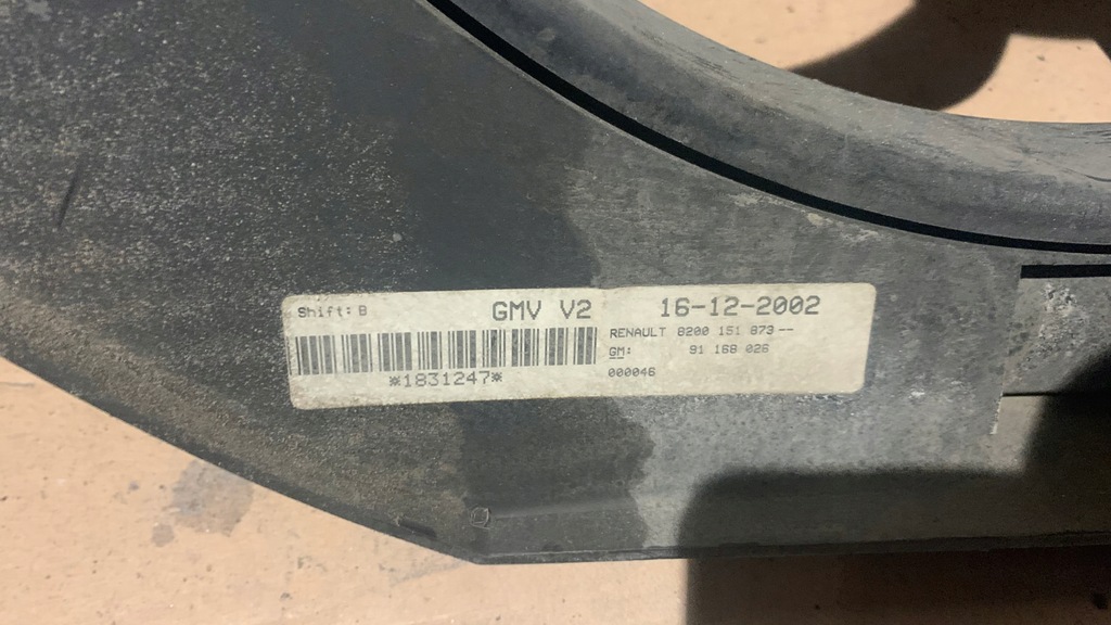 фото №15, Trafic ii vivaro b 1,9 2,5 вентилятор 2005 2006