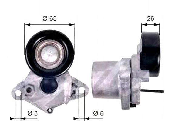 фото №1, Gates t39123 натяжитель ремень клиновой многоручейковый