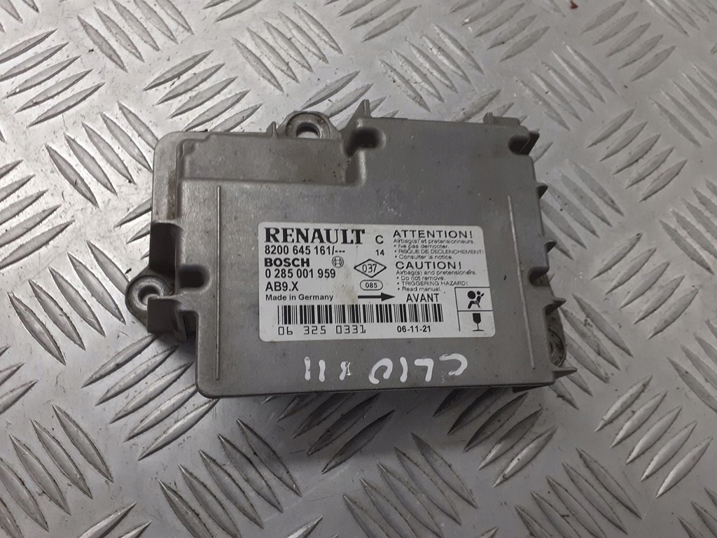 фото №3, Модуль подушка безопасности renault clio iii 8200645161