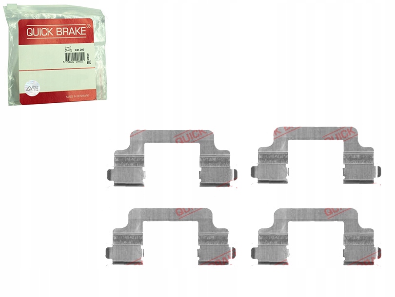 фото №1, Набор монтажный тормозных колодок перед land rover discovery i discovery iii