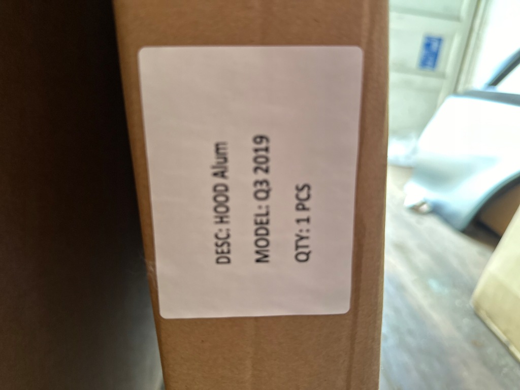 Audi q3 капот алюмінієва 2019- Доставка