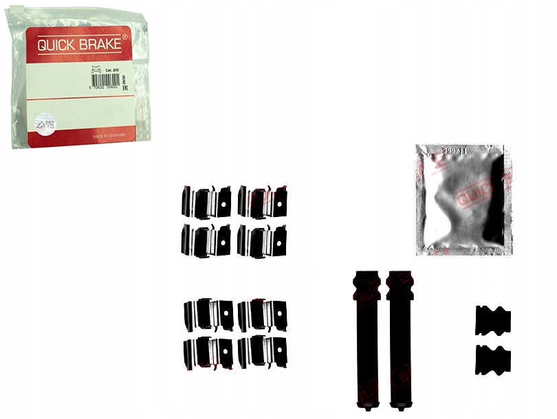 фото №1, Набор монтажный тормозных колодок перед mitsubishi grandis pajero classic