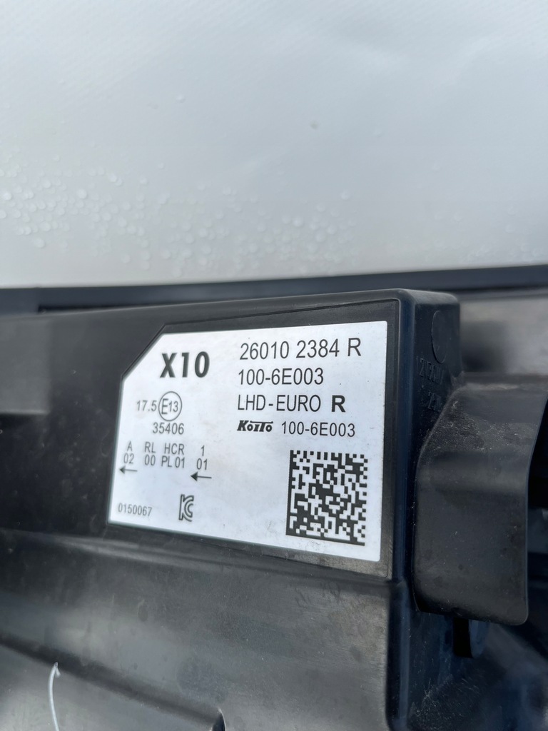 фото №10, Renault zoe ii lift 19- лампа full led правая перед передняя оригинал eur