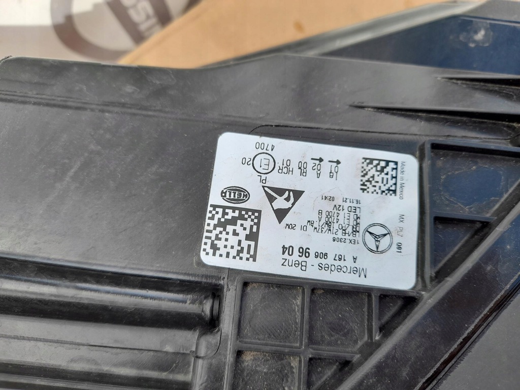 фото №2, Mercedes w167 gle full led performance лампа правая