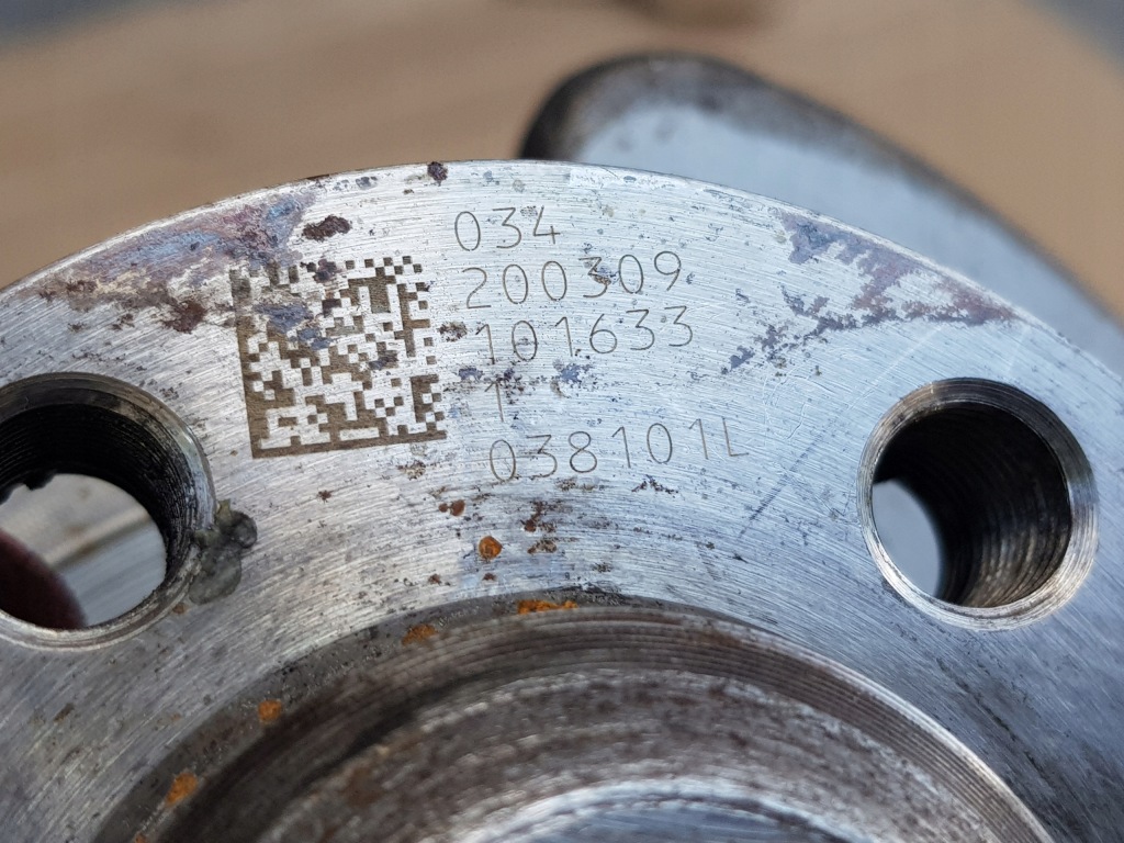 Wał коленчатый / vw audi seat skoda / 1.9 tdi 105km bls / 038l 038101l / хороший Киев