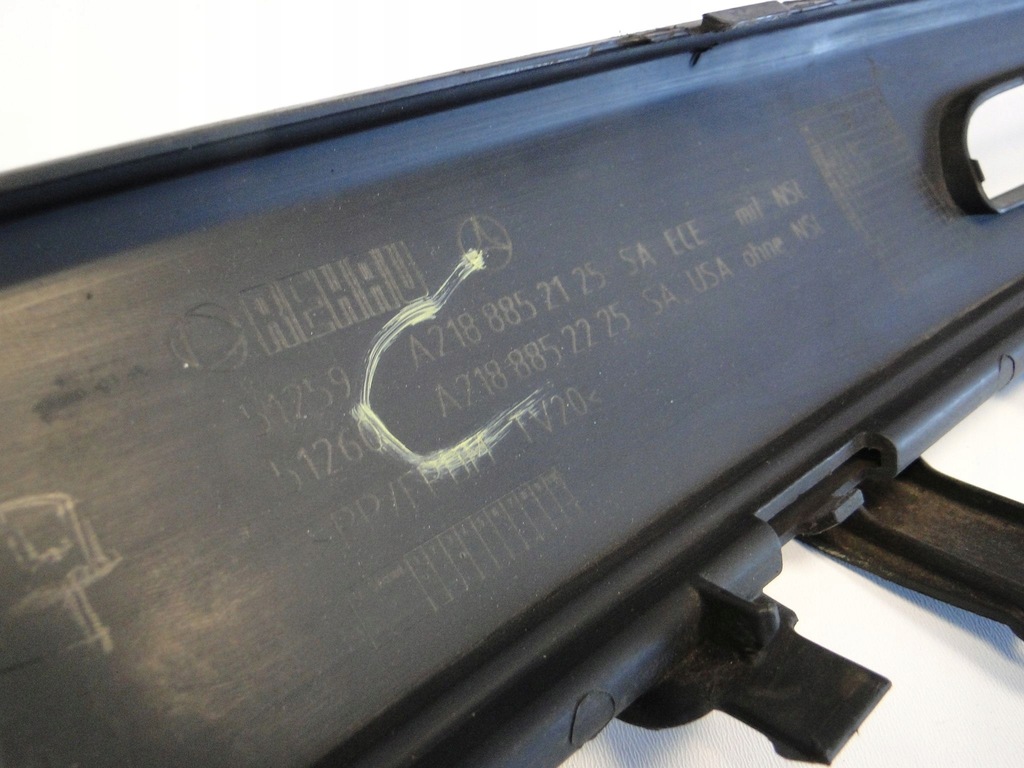 фото №10, Mercedes cls 218 накладка дифузор задній задня amg