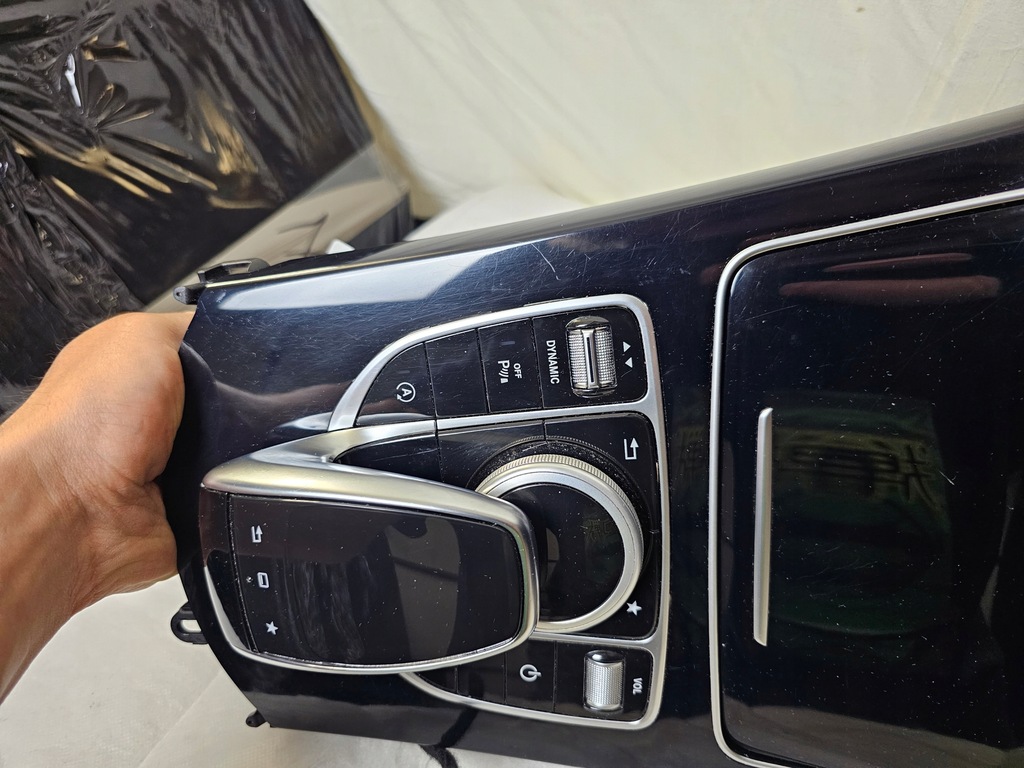 фото №8, Dekor тунель панель середній керування перемикач консолі mercedes w205