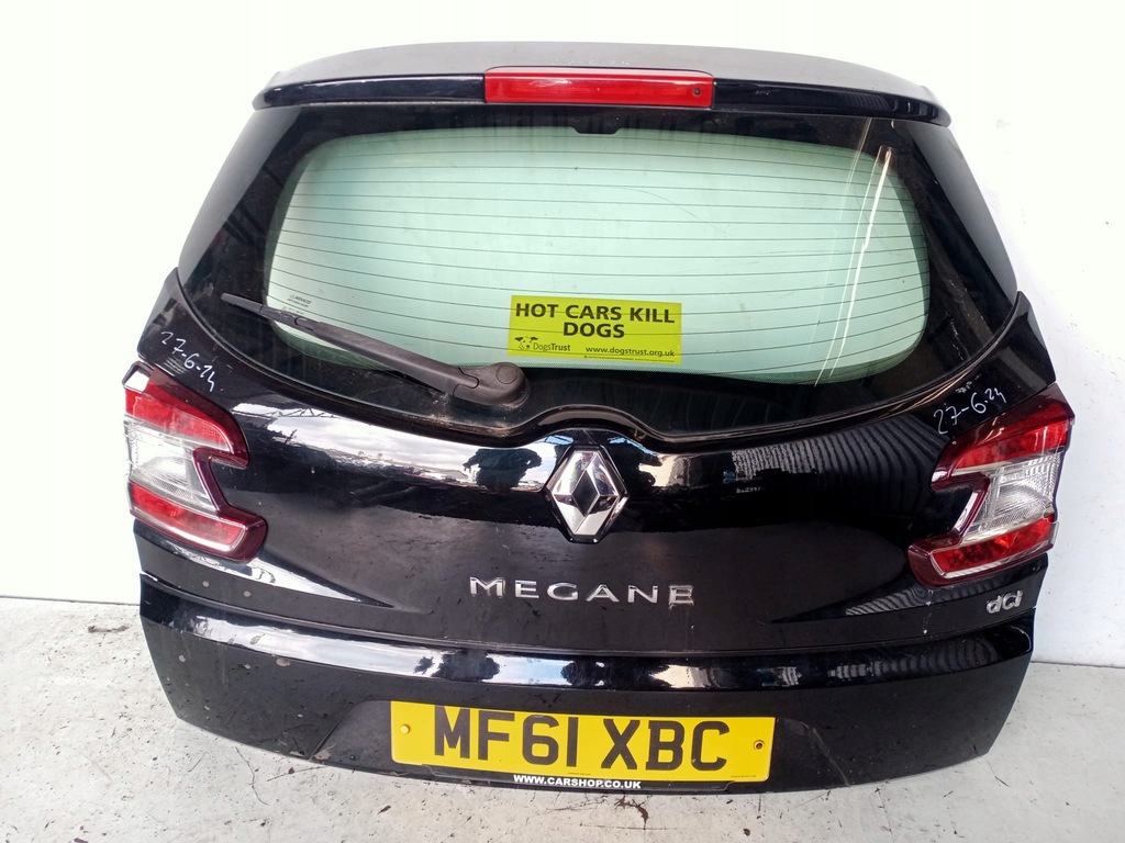 фото №1, Renault megane iii 08-13 крышка багажника задняя kombi