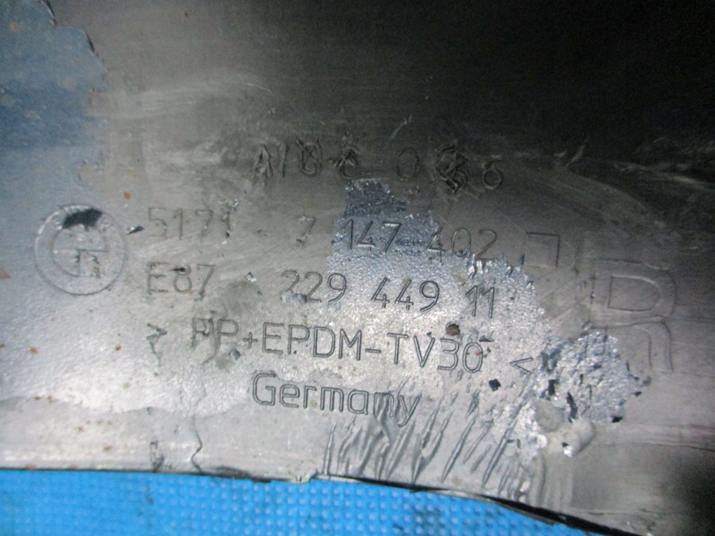 фото №11, Молдинг порог правая bmw 1 e87 7147402