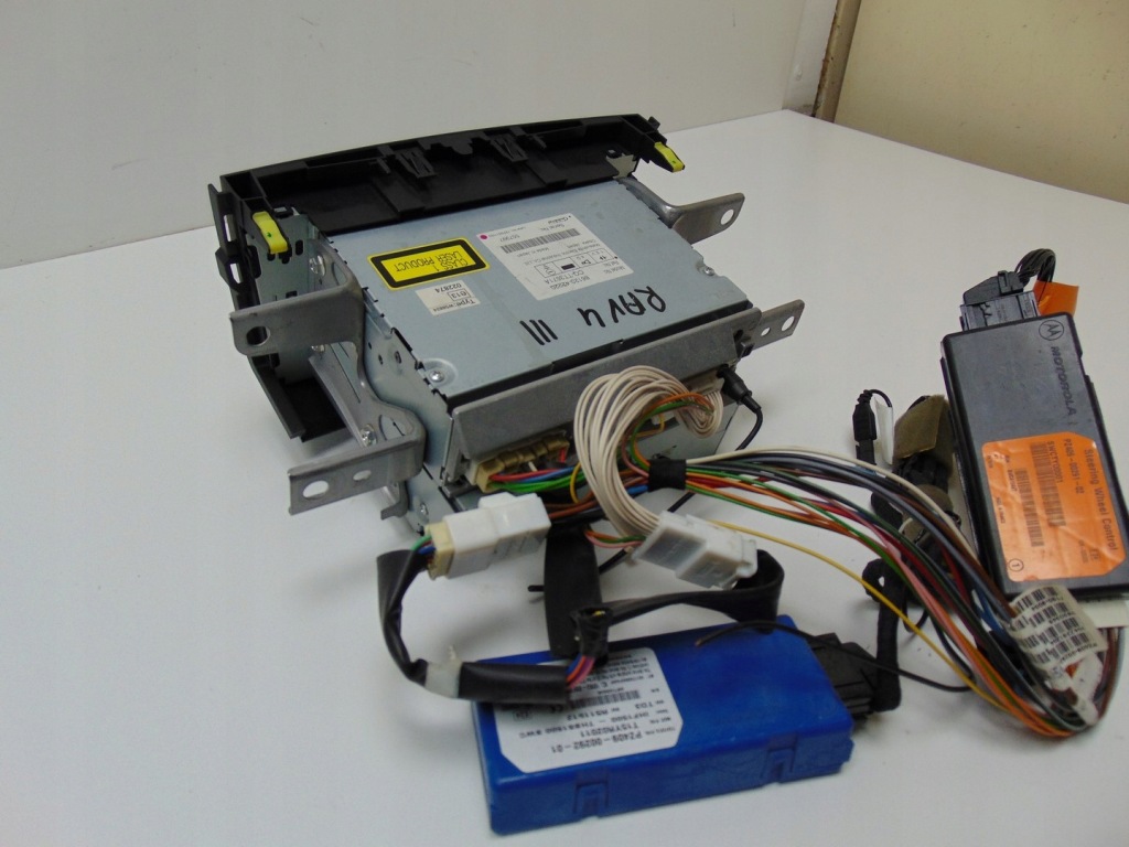 фото №10, Радио заводской toyota rav4 iii 86120-42220 модули pz409-00292-01 полный