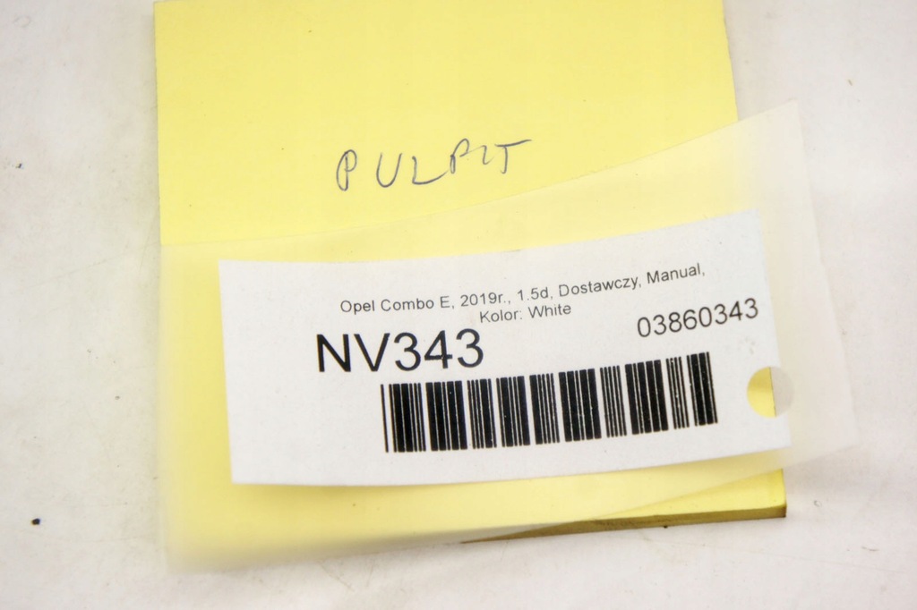 фото №7, Nv343 opel combo iv e приборная панель приборная панель pulpit консоль