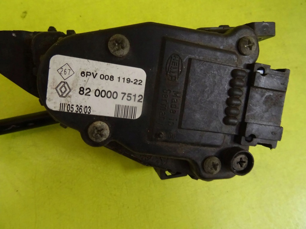 фото №2, Потенціометр газу renault espace-grand espace iv 8200007512 nr178