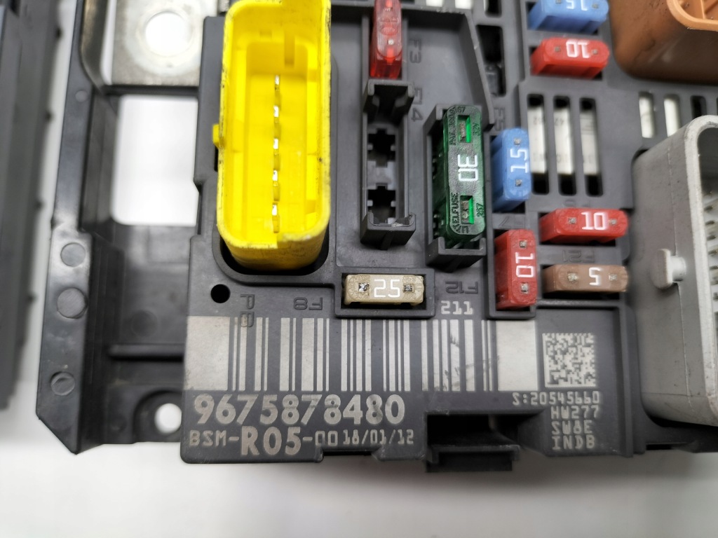фото №2, Модуль bsm коробка запобіжників citroen peugeot 9675878480 r05