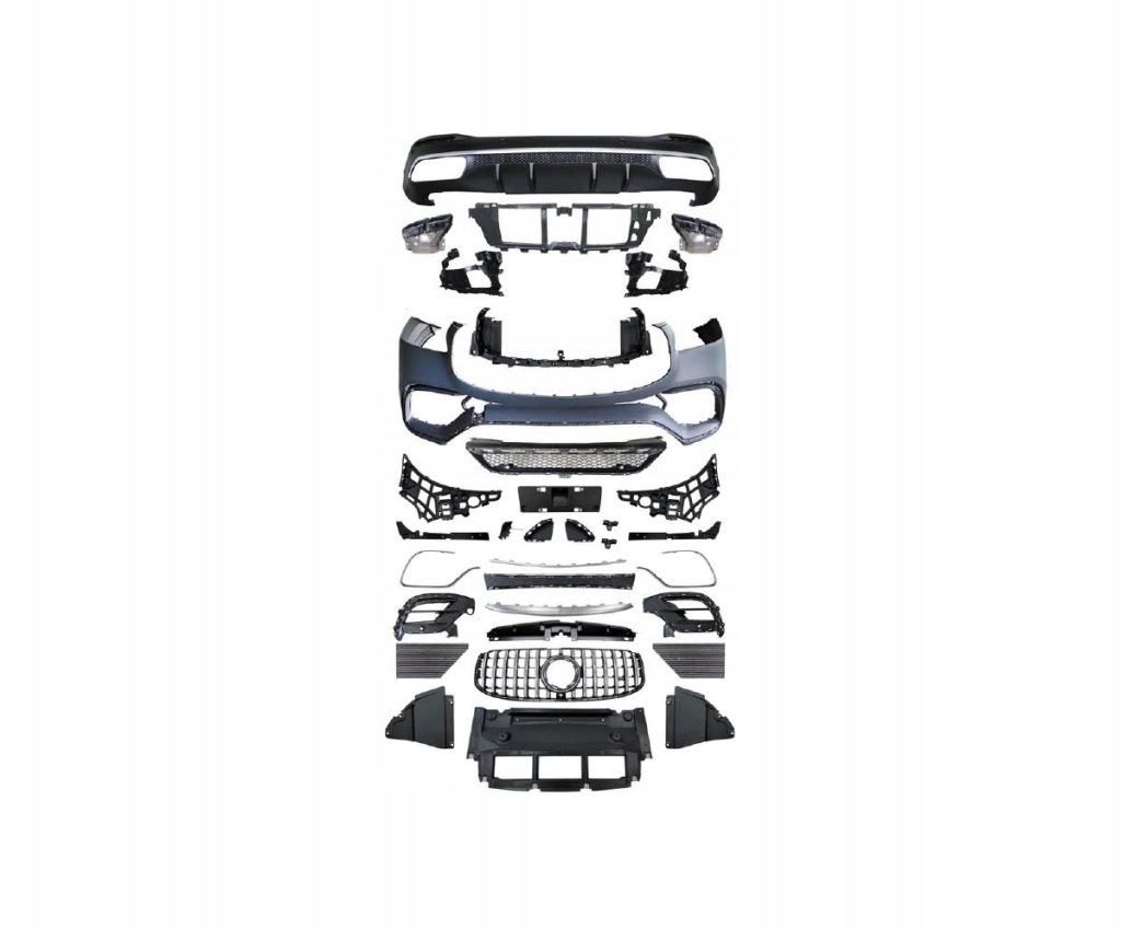 фото №1, Mercedes benz gls-kl x167 2019 - передній бампер