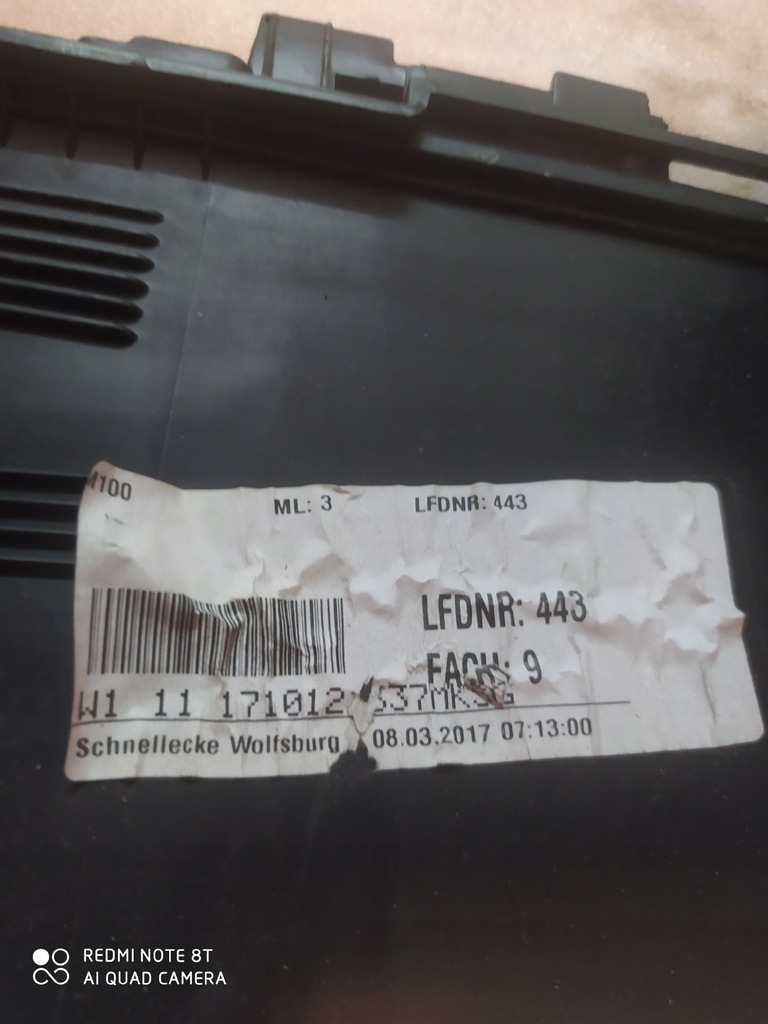 фото №6, Тунель середній підлокітник golf vii 5g0864251d