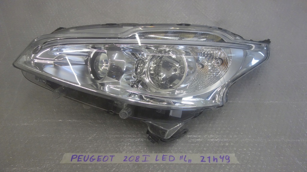 фото №1, Peugeot 208 i лампа ліва лінза led 1609697180