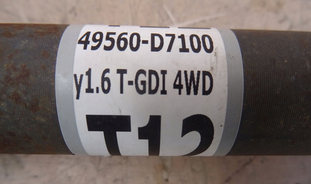 фото №8, Hyundai tucson ii привідний вал передня 1.6t-gdi 4x4 aut