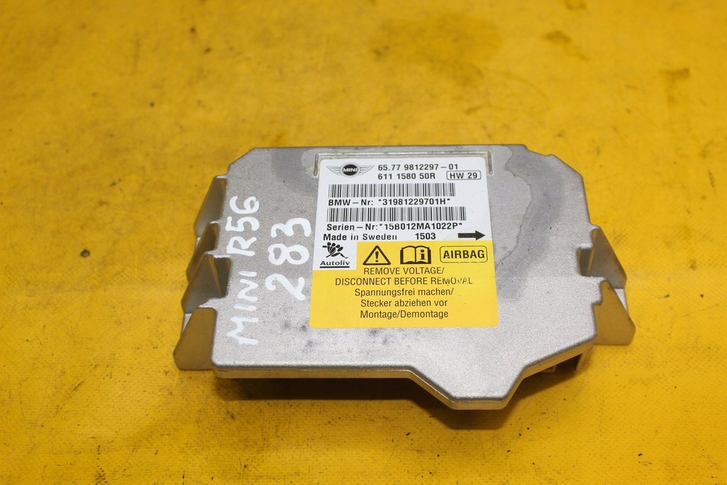 фото №1, Модуль датчик подушка безопасности poduszeek mini one r56 r55 9812297