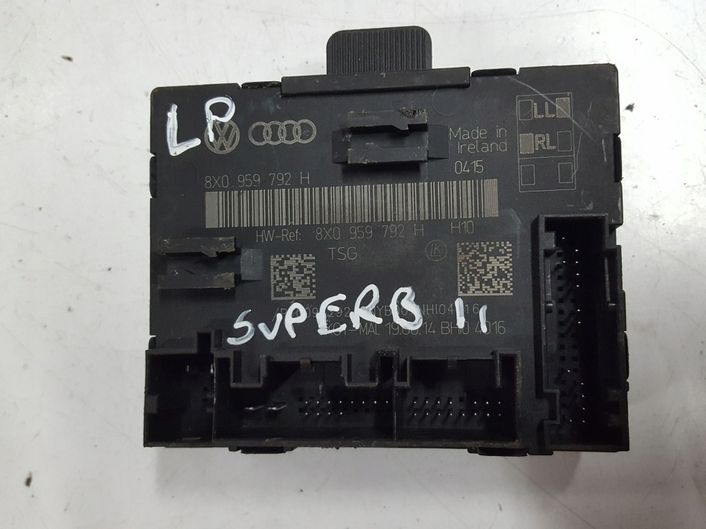 фото №1, Skoda superb 2 ii lift 13-15r модуль дверь перед 8x0959792h