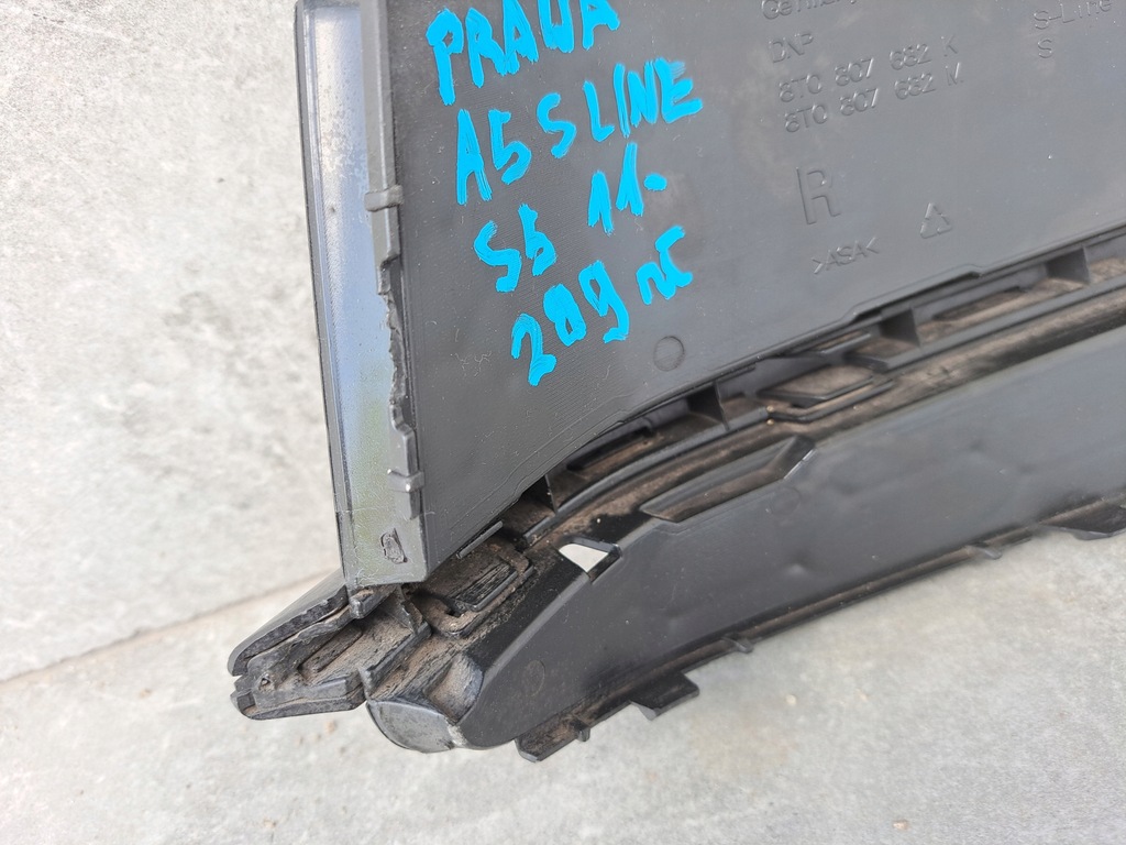 фото №7, Audi a5 s5 s line 11- права решітка бампера перед