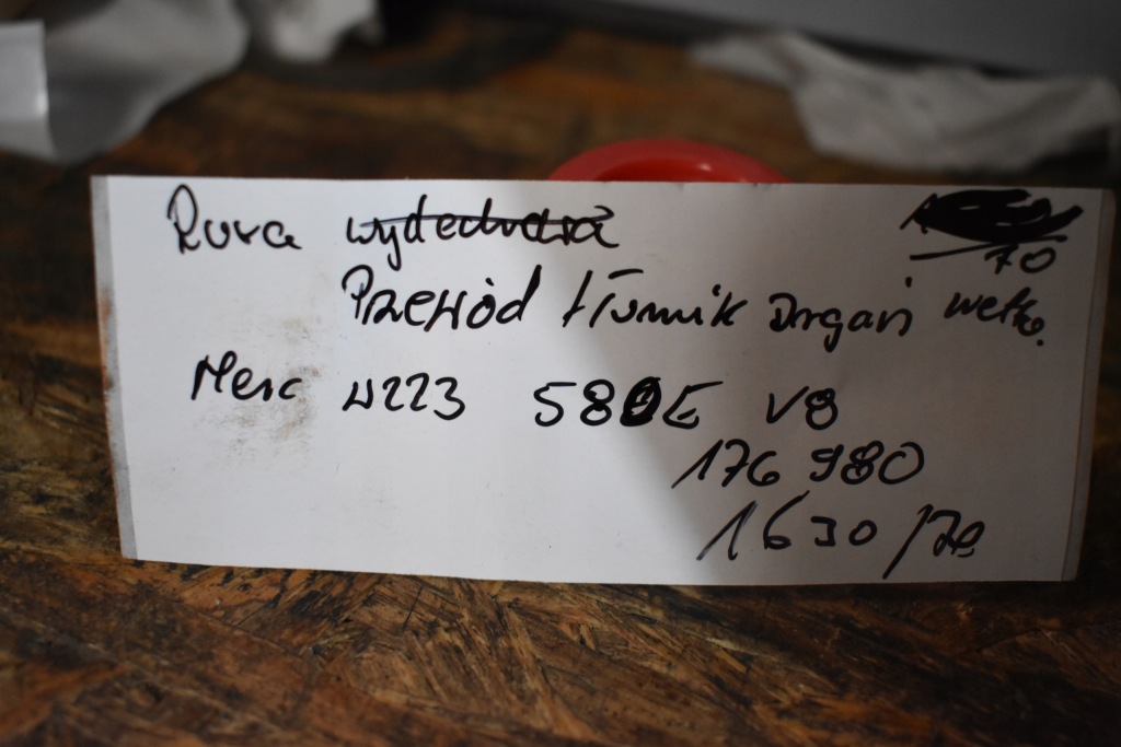 фото №4, Idealna труба труби гасник коливань mercedes w223 580e v8 176980 1