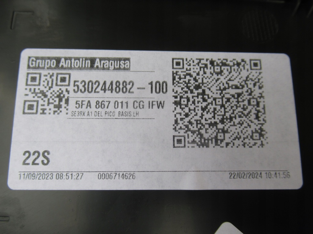 фото №10, Seat leon iv cupra обивка обшивка перед передний левый 5fa867011cg