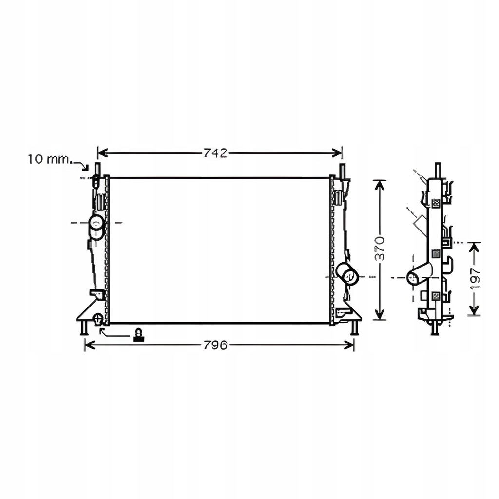 фото №1, Радіатор ford c-max 03-07