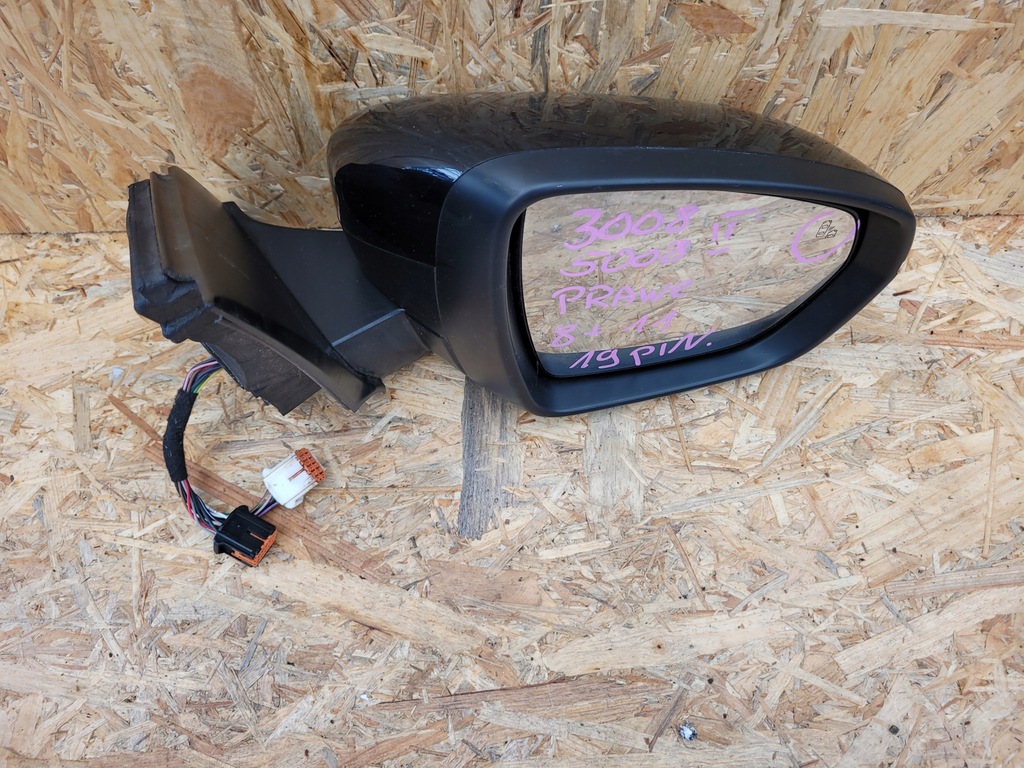 фото №1, Зеркало наружное правое peugeot 3008 5008 2 19pn