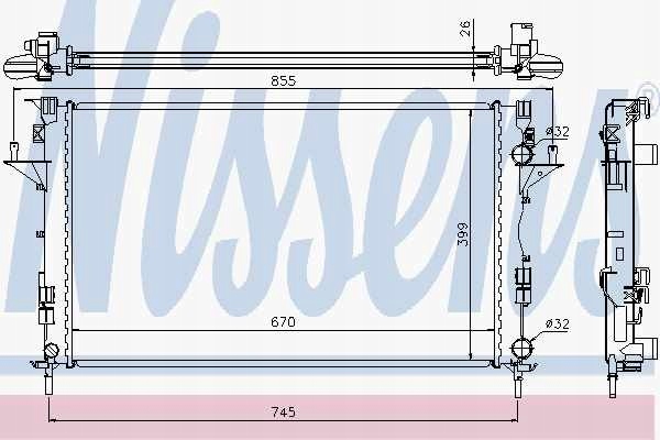 Купить Радиатор двигателя renault