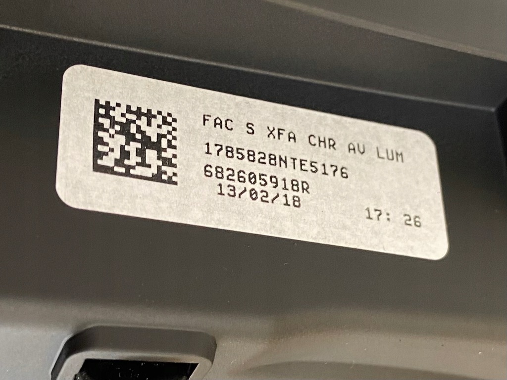 фото №6, Renault scenic iv дисплей панель тунель середній 682605918r 280909173r