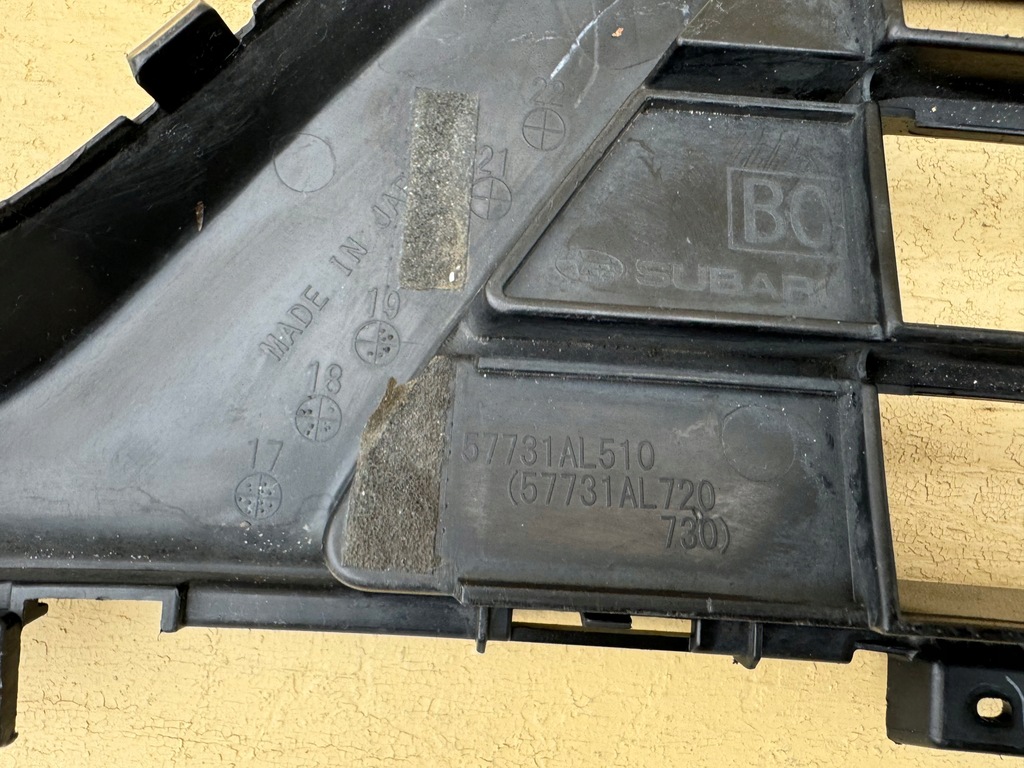 фото №12, Subaru outback iv 4 16r- решётка решётка радиатора бампера перед передняя 57731al510